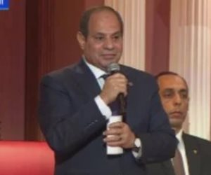 الرئيس السيسي: أوجه كل التحية والتقدير للمصريين.. ومتشكر جدا لكل الموجودين