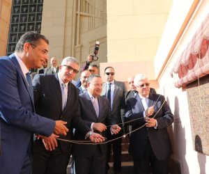وزير التعليم العالي يفتتح المرحلة الأولى من مشروع ترميم كلية الهندسة جامعة الإسكندرية