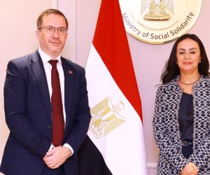 وزيرة التضامن تلتقي سفير المملكة المتحدة بالقاهرة لبحث سبل التعاون وزيرة التضامن تلتقي سفير المملكة المتحدة بالقاهرة لبحث سبل التعاون