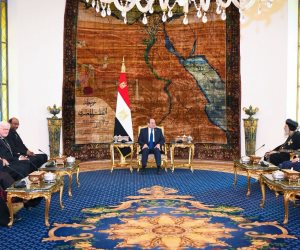 الرئيس السيسي يستقبل وفد مجلس الكنائس العالمي الرئيس السيسي يستقبل وفد مجلس الكنائس العالمي