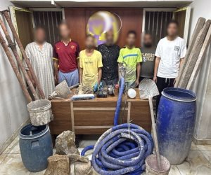 ضبط 7 أشخاص بالقاهرة لتنقيبهم غير المشروع عن الآثار