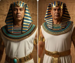 حسام حسن يظهر بالزى الفرعونى بالتزامن مع افتتاح المتحف المصرى الكبير حسام حسن يظهر بالزى الفرعونى بالتزامن مع افتتاح المتحف المصرى الكبير