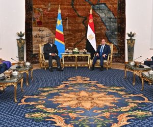 الرئيس السيسى يستقبل رئيس الكونجو الديمقراطية ويبحثان تطورات ملف مياه النيل الرئيس السيسى يستقبل رئيس الكونجو الديمقراطية ويبحثان تطورات ملف مياه النيل