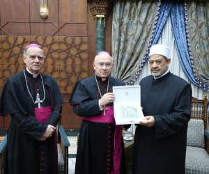 شيخ الأزهر: الأزهر والفاتيكان يقدمان نموذجًا للحوار الديني الراسخ في خدمة السلام والأخوة الإنسانية