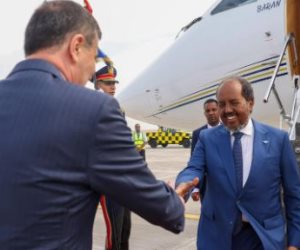 رئيس الصومال يصل القاهرة للمشاركة في احتفالات افتتاح المتحف المصري الكبير