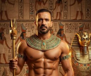 على معلول بـ الزى الفرعونى بالتزامن مع إفتتاح المتحف المصري الكبير 