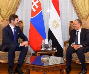 وزيرا خارجية مصر وسلوفاكيا يبحثان تعزيز التعاون الاقتصادي والتنسيق بشأن غزة