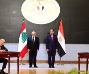 رئيسا وزراء مصر ولبنان يشهدان توقيع عدد من مذكرات التفاهم بين البلدين