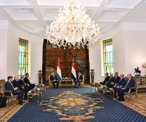 الرئيس السيسى يشيد بدعم المجر للمواقف المصرية داخل مؤسسات الاتحاد الأوروبي