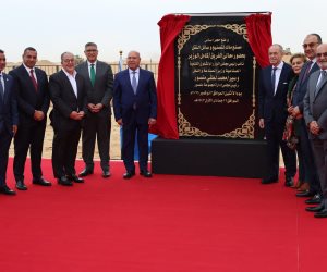 محافظ الجيزة يشهد وضع حجر الأساس لمصنع مجموعة المنصور للسيارات بمدينة السادس من أكتوبر