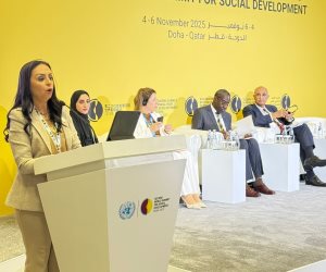 وزيرة التضامن تشارك في جلسة "حماية الأسر في الحروب والنزاعات.. السياسات والتدخلات البرامجية"