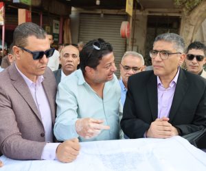 محافظ الجيزة يتفقد مشروع الصرف الصحي بمدينة النجوم لمتابعة نسب التنفيذ ميدانيًا