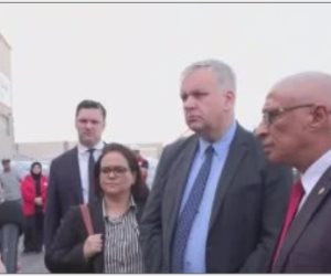 مراسل إكسترا نيوز يستعرض تفاصيل زيارة سفير ألمانيا لمعبر رفح من الجانب المصرى