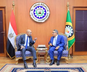 محافظ الدقهلية يستقبل وزير التربية والتعليم عقب جولته التفقدية بعددا من المدارس 