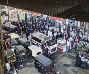 أداء صلاة الجنازة على الجثامين الـ6 ضحايا حريق شقة شبرا الخيمة.. صور