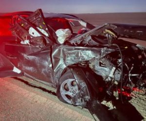 في حالة جرحة جداً.. إسماعيل الليثي يتعرض لحادث مروع في المنيا (صور)