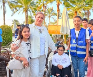 .سحر السنباطي تصطحب ٣٠ طفلًا وطفلة من سفراء المجلس للاحتفال بأعياد الطفولة بمحافظة شمال سيناء