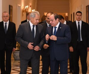 الرئيس السيسى يستقبل أمين مجلس الأمن لروسيا الاتحادية.. ويؤكد دعم مصر لتسوية الأزمة الروسية الأوكرانية 