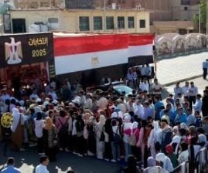 توافد الناخبين على لجنان انتخابات مجلس النواب في سفاجا