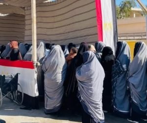 استمرار الإقبال الكثيف أمام لجان سيوة في انتخابات مجلس النواب 2025
