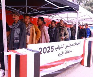 توافد مكثف على لجان الاقتراع بالطالبية للإدلاء بأصواتهم بانتخابات مجلس النواب