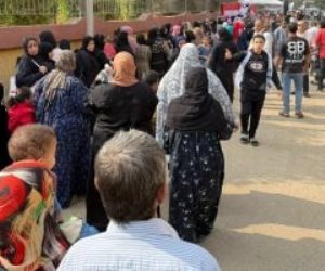 توافد الناخبين على لجان منشأة القناطر مع انطلاق انتخابات مجلس النواب
