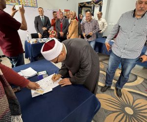 رئيس لجنة الشئون الدينية بمجلس الشيوخ يدلي بصوته في في انتخابات مجلس النواب 