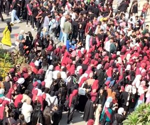 حشود وإقبال كثيف على التصويت بمركز وبندر سوهاج وجزيرة شندويل 