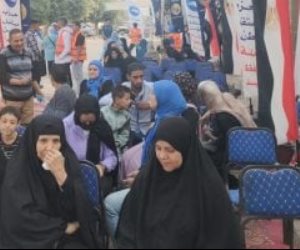 مسيرة احتفالية لحزب حماة الوطن بالوراق للتوعية بالمشاركة فى انتخابات النواب