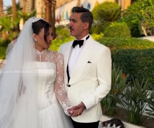  حفل زفاف المطربة هايدى موسى على المذيع محمد غانم.. صور