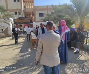 توافد الناخبين على لجان الاقتراع بقنا في اليوم الثاني والأخير لانتخابات مجلس النواب 2025