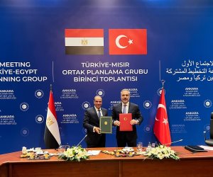 وزيرا الخارجية المصرى والتركى يشاركان فى اجتماع مجموعة التخطيط المشتركة بأنقرة