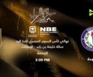  موعد نهائى كأس السوبر المصرى لكرة اليد على قنوات أون سبورت