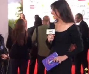 صفية العمري خلال حضورها فعاليات مهرجان القاهرة: "الشاشة وحشتني" 