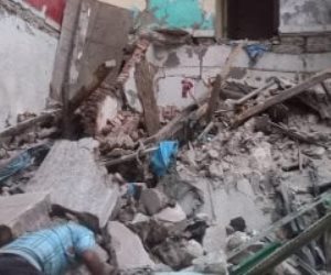 مصرع طفلتين فى انهيار منزل من الطوب اللبن بقنا