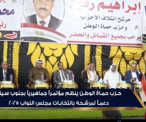 حزب حماة الوطن ينظم مؤتمراً جماهيرياً بجنوب سيناء دعماً لمرشحه بانتخابات مجلس النواب 2025