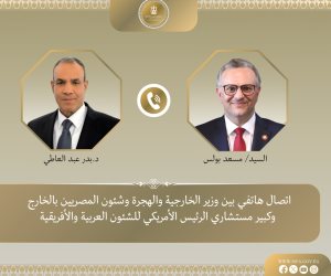 اتصال هاتفي بين وزير الخارجية وكبير مستشاري الرئيس الأمريكي للشئون العربية والأفريقية