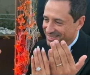 أحمد سالم يحتفل بعقد قرانه على رشا بدوى وسط حضور الفنانين والأصدقاء (صور)