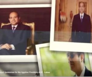صفحة المتحدث باسم رئاسة الجمهورية تحتفي بعيد ميلاد الرئيس السيسي