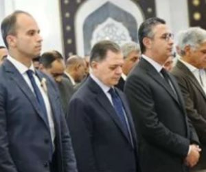 وزراء وكبار رجال الدولة فى جنازة والدة وزير التموين