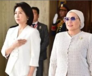 السيدة انتصار السيسي ترحب بقرينة رئيس كوريا الجنوبية: أهلا بكم فى مصر