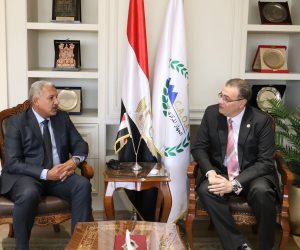  رئيس الجهاز المركزي للتنظيم والإدارة يستقبل المدير التنفيذي للمركز القومي لإدارة المجال الجوي