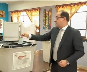 وزير المالية يدلي بصوته فى انتخابات النواب 2025