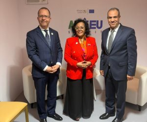 وزير الخارجية يلتقي المديرة التنفيذية لوكالة الاتحاد الأفريقي للتنمية النيباد