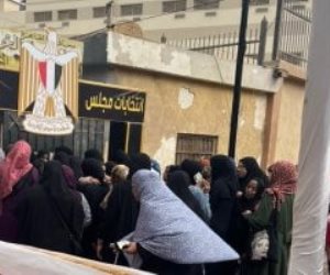 فى انتخابات النواب.. السيدات تتصدر المشهد أمام لجان حدائق حلوان والمعصرة .. صور