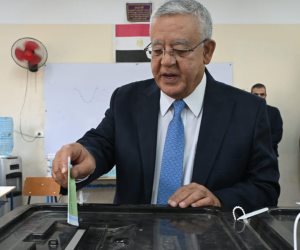 المستشار الدكتور حنفي جبالي يدلي بصوته في انتخابات مجلس النواب ويؤكد: المشاركة واجب وطني