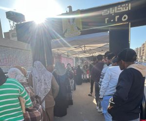 توافد الناخبين فى دائرة مدينة نصر لليوم الثانى فى انتخابات النواب 