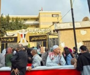 بدء توافد المواطنين على لجان حدائق حلوان والمعصرة فى انتخابات النواب