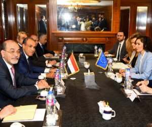 وزير الخارجية يلتقى مع مفوضة الاتحاد الاوروبى لإدارة الأزمات 