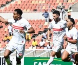 محمد صبحى يهدى التعادل لـ كايزر تشيفز أمام الزمالك فى الكونفدرالية بهدف +90